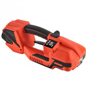 Elektromos automata pántológép 2 × 4000 mAh akkumulátorral, digitális kijelzővel, 9–16 mm PP/PET pántszalaghoz