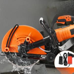 Elektromos betonvágó (nedves/száraz kivitel) vízpumpával és vágótárcsával – 5"–14", 2800 W