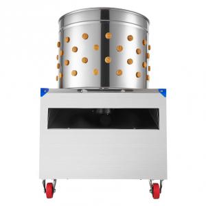 Elektromos csirkekopasztó gép 50 cm-es dobbal,1500 W teljesítménnyel és 106 gumiujjal – 2–4 csirke feldolgozásához, rozsdamentes acél