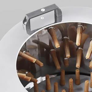 Elektromos csirkekopasztó gép 550 W, Ø50 cm dobbal és 108 gumiujjal – baromfi kopasztó 2–4 csirkéhez, rozsdamentes acél kivitelben