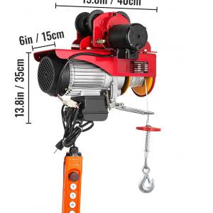 Elektromos csörlő emelő 800 kg/1300W