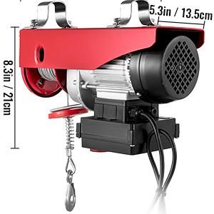 Elektromos csörlő emelő  távirányítóval 200 kg /480W