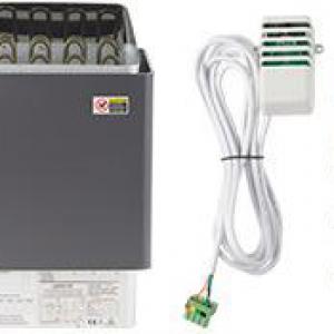 Elektromos szauna kályha, 9 KW,külső vezérléssel