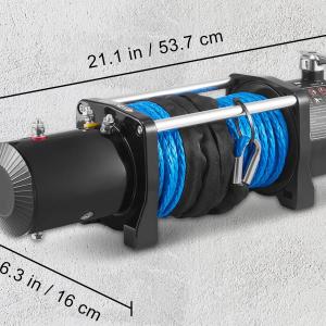 Elektromos teherautó csörlő 12V 3629 kg vezeték nélküli távirányítóval