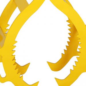 Erdészeti fogó, hátfogó, 1500 kg teherbírás, 720 mm-es fafogó, emelőfogó, fafogó, csomagolásfogó