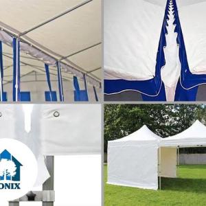 Esőcsatorna összekötő elem rendezvénysátor 10 m PVC magassága 2,00 m fehér