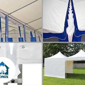 Esőcsatorna összekötő elem rendezvénysátor 10 m PVC magassága 2,60 m fehér