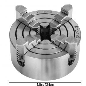 Eszterga tokmány – 4 pofás, 125 mm