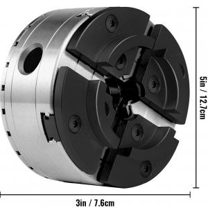 Faeszterga tokmány 4 pofás 125 mm