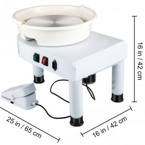 Fazekaskorong, Korongozó, agyagozó korong 250 mm -350W fehér