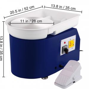 Fazekaskorong, Korongozó, agyagozó korong 250 mm-350W kék