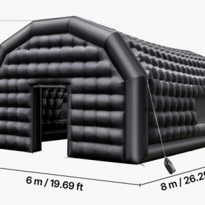 Felfújható Éjszakai Klub, Partysátor 8 × 6 × 4 m  (48 m²)