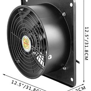 Fém Axiális Ventilátor 25 cm