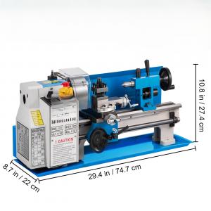 Fémeszterga, 220 V, 550 W, MT3 orsó, 50-2500 fordulat/perc