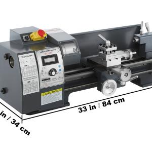 Fémeszterga asztali eszterga 1100W, 0-2250 fordulat/perc,  4 pofás tokmánnyal