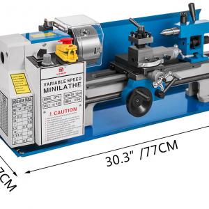 Fémeszterga asztali eszterga 550 W, 50-2500 ford/perc ,175 x 355 mm-es