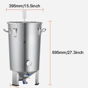 Fermentáló edény, sörfőző – 30 liter hőmérővel