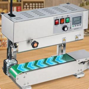 Folyamatos fóliahegesztő gép szállítószalaggal csomaglezáró gép 600W
