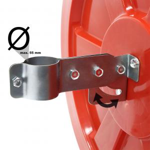 Forgalomtechnikai, közlekedési  tükör 58 cm,  domború 160°-os látómező, rögzítőanyaggal együtt