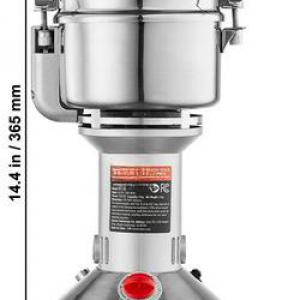 Fűszermalom elektromos gabonadaráló rozsdamentes acél - 550g