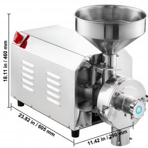 Gabona daráló és őrlő gép – tárcsás – 100 kg/h-3000W