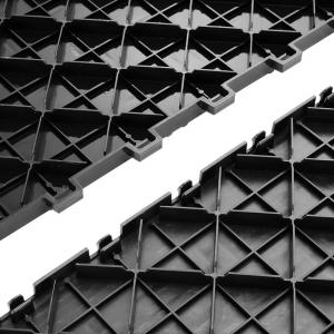 Garázscsempe garázspadló burkolólap  30,5x 30,5 cm (4,2 m2) 50db fekete