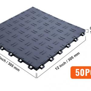 Garázscsempe garázspadló burkolólap  30,5x 30,5 cm (4,2 m2) 50db szürke