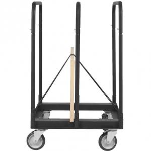 Gipszkarton szállítókocsi  680 kg teherbírású– acél panelkocsi 915 × 610 mm-es rakfelülettel és 127 mm-es forgó kerekekkel falpanelekhez, lemezekhez és fűrészáruhoz