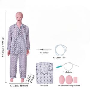 Gyakorló ápolási okatató bábu kórházi baba 153 cm nő