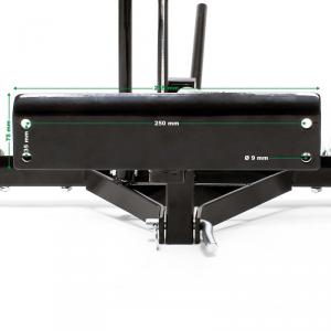 Gyepszellőztető, gyepfésű seprűgép  ATV traktorokhoz 120 cm