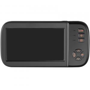 Háromkamerás endoszkóp ellenőrző kamera – elülső és két oldalsó lencsével, 4,5″ IPS kijelző, Full HD kamera, 5 m félmerev kábel, IP67 védelem, 32 GB memóriával