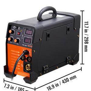 Hegesztőgép 250A MIG/LIFT TIG/ARC - 220V IGBT DC inverteres, digitális kijelzős hegesztő