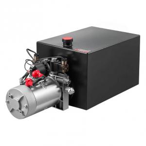 Hidraulikus szivattyú 12V DC, 20 L tartály – kettős működésű, 22 MPa