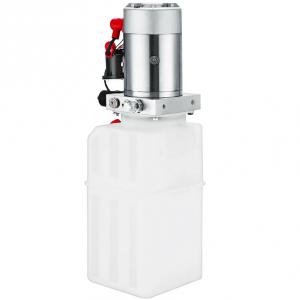 Hidraulikus szivattyú 12V DC, 6 L tartály – egyszeres működésű
