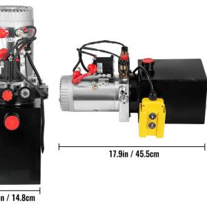 Hidraulikus Szivattyú 12V DC  tartály kapacitás 4 liter