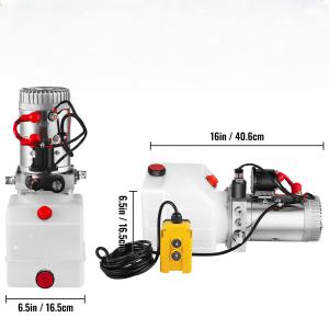 Hidraulikus szivattyú,  220 bar, 12V DC, – 4 literes tartállyal