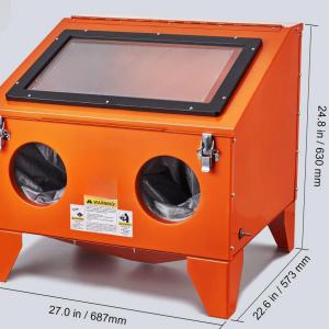 Homokfúvó Szekrény Asztali Kivitelben 4 Fúvókával 151 literes