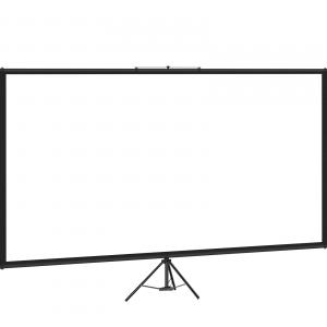 Hordozható 4K HD Projektor Vászon Állvány – 254 cm Képátló,