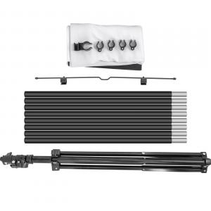 Hordozható projektorvászon állvánnyal – 228,6 cm (90"), 4K UHD, állítható magasság