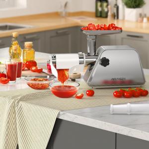 Húsdaráló és Paradicsomprés 5 az 1-ben – Multifunkcionális Konyhai Gép 300W