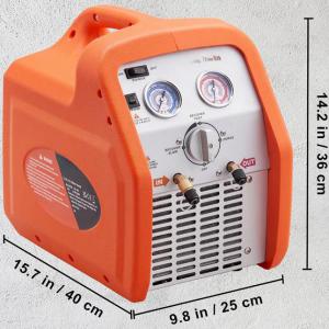 Hűtőközeg-visszanyerő berendezés 3/4 LE  nagynyomású védelemmel, 220–240 V / 60 Hz