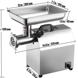 Ipari elektromos húsdaráló – 650 W, 225 kg/h