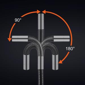 Ipari endoszkóp, csőkamera  vizsgálókamera, 6,4 mm-es lencsével  5" IPS képernyővel