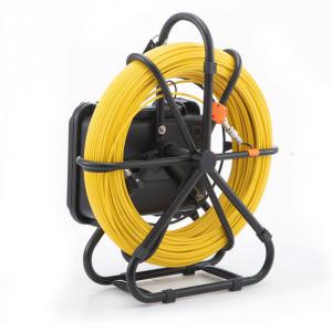 Ipari endoszkópos csatorna- és csővizsgáló kamera 512 Hz-es jeladóval, 23 cm-es 720p felbontású kijelzővel és 91 méteres kábellel