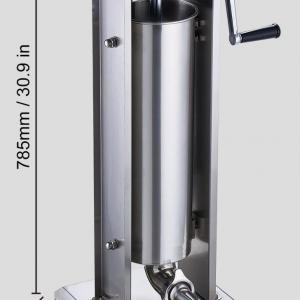 Ipari Hurka-Kolbász Töltő rozsdamentes acél 7  Literes