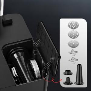 Ipari Húsdaráló 3000 W max. teljesítménnyel, LED kijelzővel, 9 sebességfokozattal, kolbásztöltő és Kibbe tartozékokkal