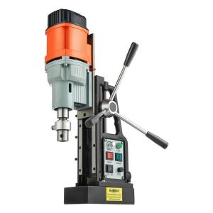 Ipari mágneses fúrógép 1500 W, 60 mm fúrási átmérő, 13 000 N mágneses tartóerő, 0–600 ford./perc állítható fordulatszám,