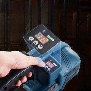 Ipari  pántológép – PP/PET pántszalaghoz, 600–3200 N feszítőerővel, 2×4000 mAh akkumulátorral