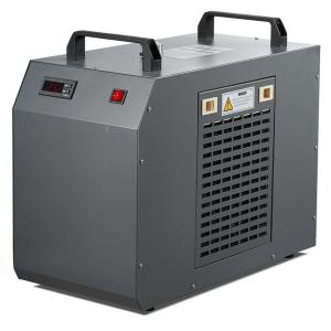 Ipari vízhűtő – 1450 W hűtőteljesítmény, 550 W teljesítmény, 7 L víztartály, max. 13 l/perc áramlás, kompresszoros hűtőrendszer CO₂ lézergravírozó gépekhez