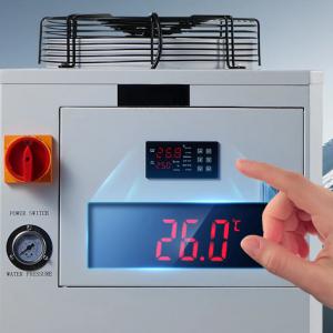 Ipari vízhűtő CW-6000, 1500 W-os kompresszorral, 15 literes tartállyal, 65 l/perc maximális áramlási sebességgel, CO₂ lézergravírozó gépekhez